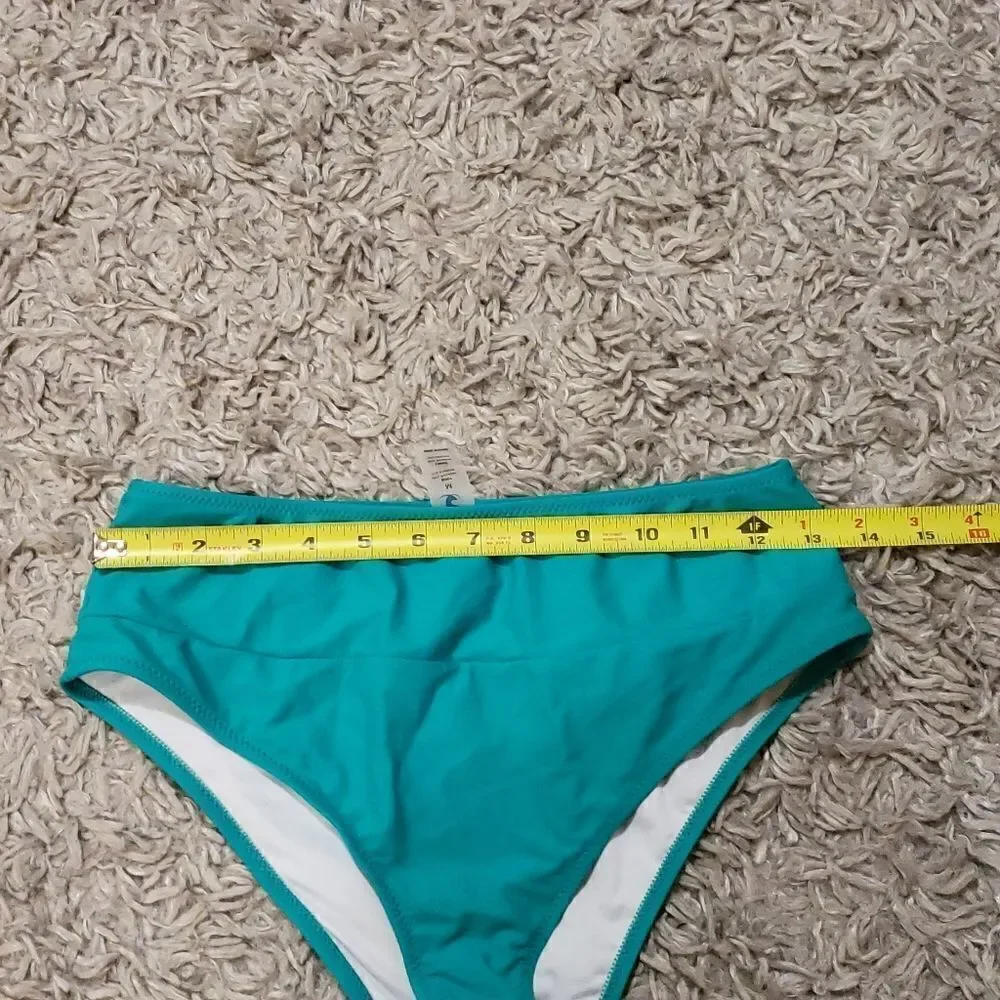GREEN HIGH WAIST SWimming BOTTOM SZ M